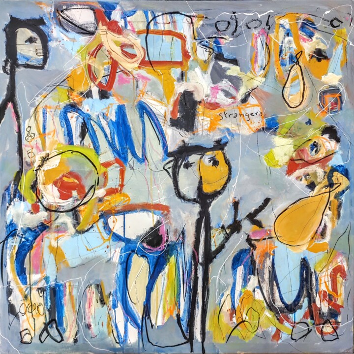 Beautiful strangers 绘画, 39.4x39.4 in