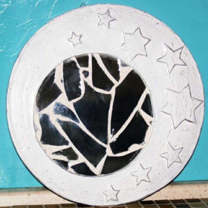 Specchio decoro Sculpture, 11.8x11.8 in