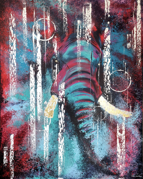 绘画,  45.7x35 in 