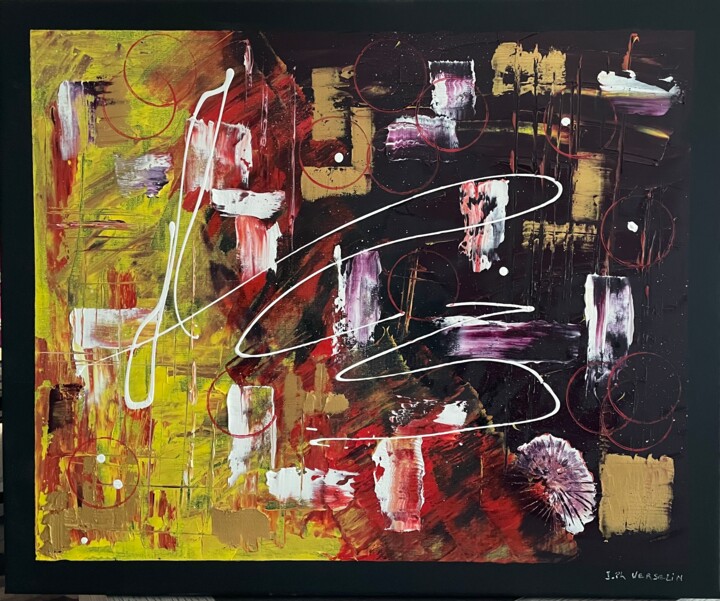 Bulles d'amour 绘画, 21.3x25.6 in