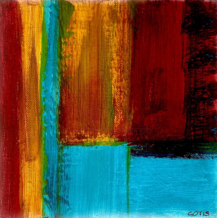 Painting titled "Sirfan - Abstractio…" by Davidian Gotis Abstraction Abstraite, Original Artwork, Acrylic