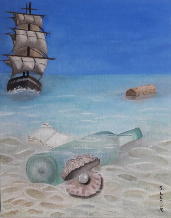 L'aube s'allume 绘画, 23.6x15.8 in