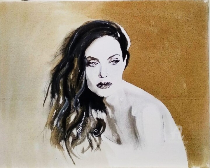 Jolie 绘画, 19.7x23.6 in