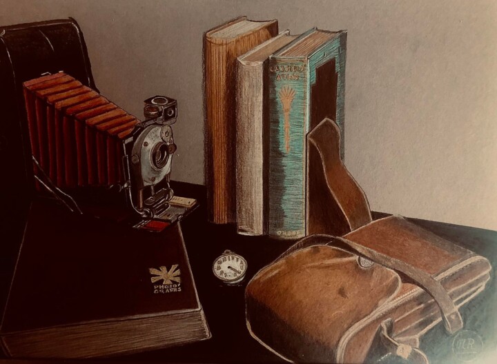 Objets d'antan 图画, 11x15.8 in