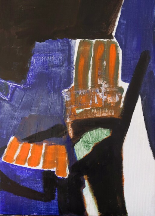 debout 绘画, 18.1x13 in