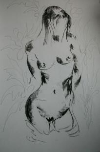 Drawing titled "Array" by An Vuvan, Original Artwork
