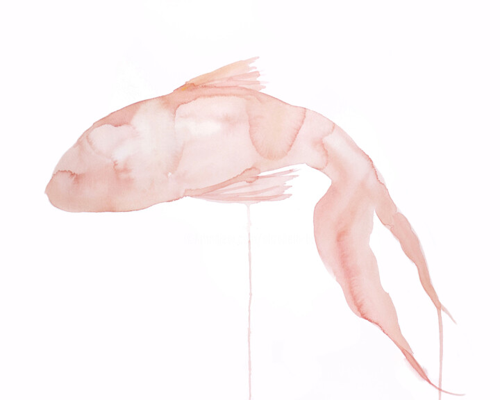 Fish No. 1 绘画, 16x20 in