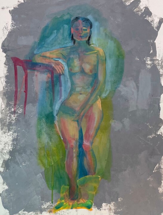 LULU 绘画, 23.2x16.5 in