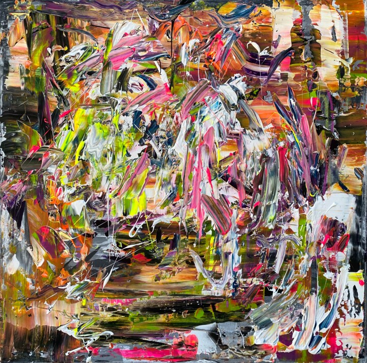 after darkness 绘画, 23.6x23.6 in