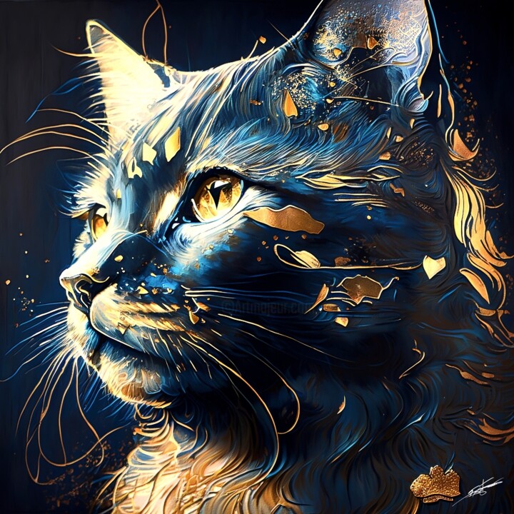 Chat V5 Digitale Kunst, 31,5x31,5 in