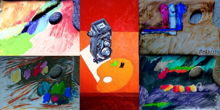Le quarante et unieme virtuel exposition 绘画, 17.9x33.5 in