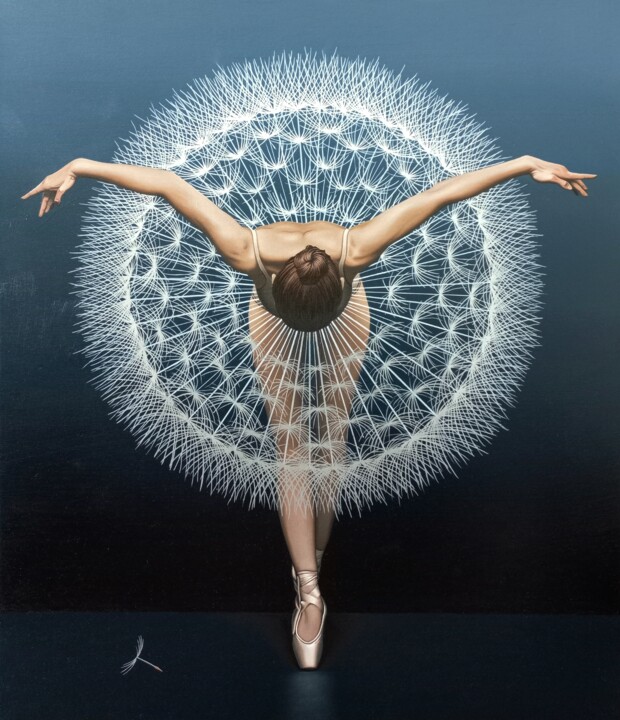 Elegance 绘画, 27.6x23.6 in