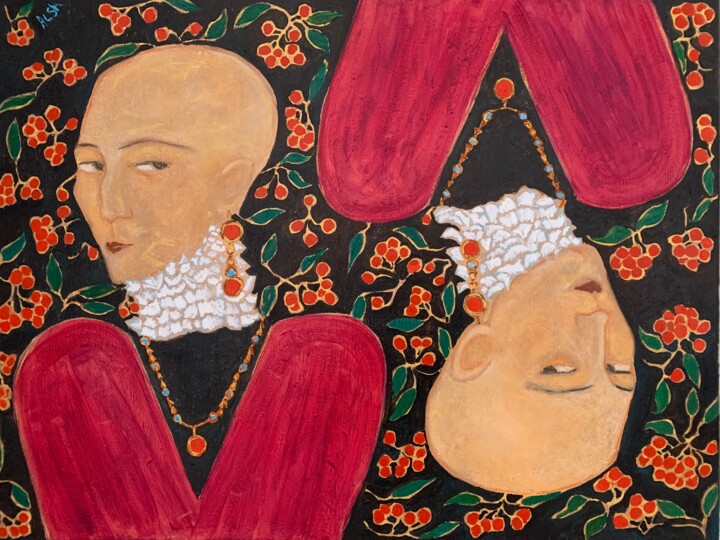 suspicion 绘画, 23.6x31.5 in
