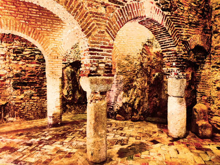 Photography titled "Mezquita de Almonas…" by Miguel Ángel Cáceres, Original Artwork, Manipulated Photography