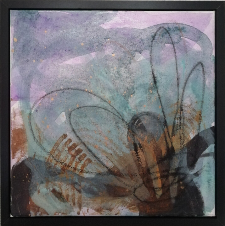 Malerei mit dem Titel "Network III" von Olga David, Original-Kunstwerk, Acryl Auf Keilrahmen aus Holz montiert