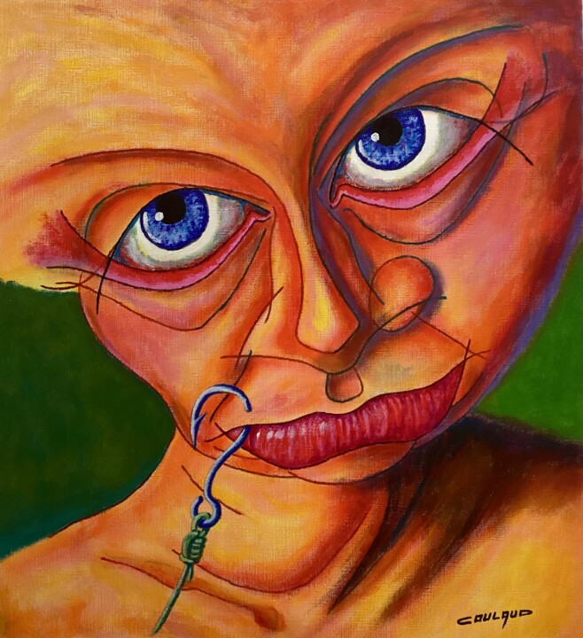 LA PETITE SIRÈNE 绘画, 20.1x18.1 in