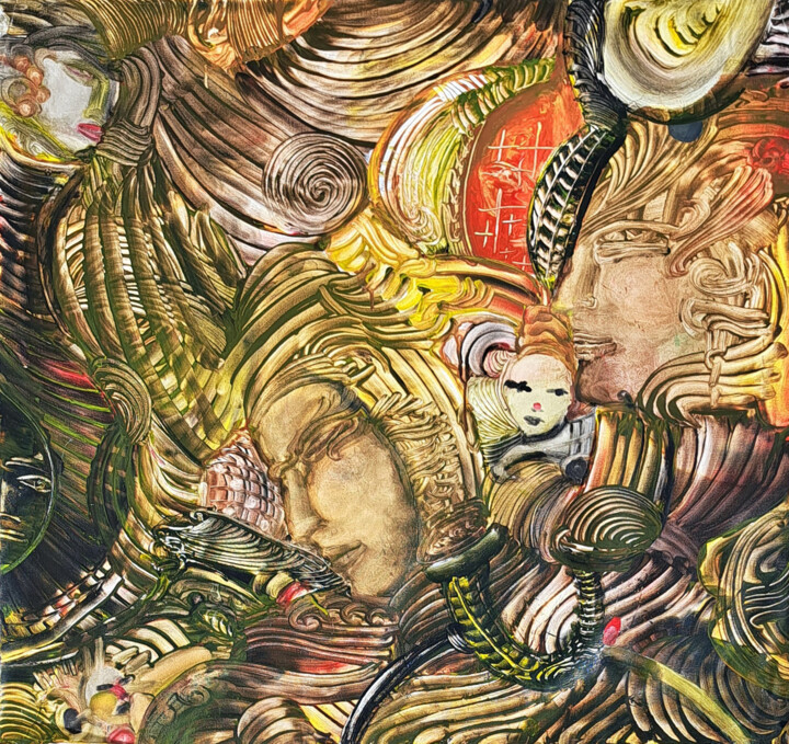 Valquírias 绘画, 39.4x39.4 in