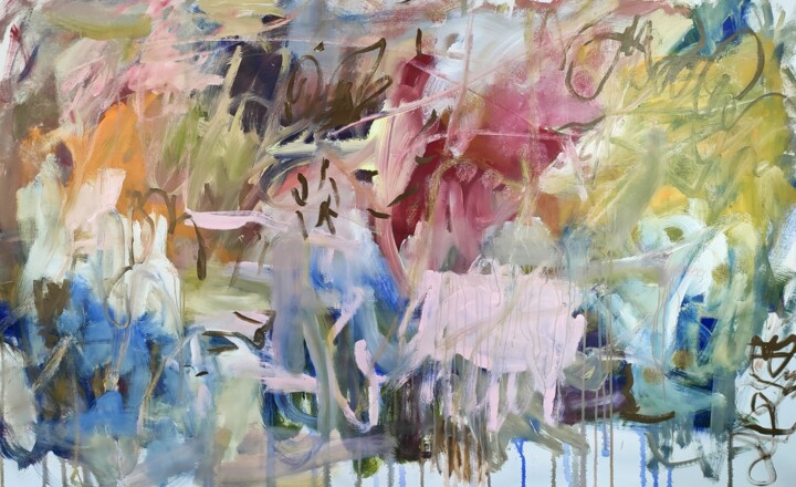 绘画,  45.3x74.8 in 