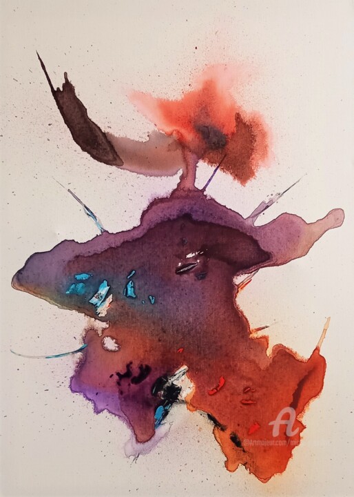 AU BAL MASQUÉ / AT MASQUERADE PARTY 绘画, 27.6x19.7 in