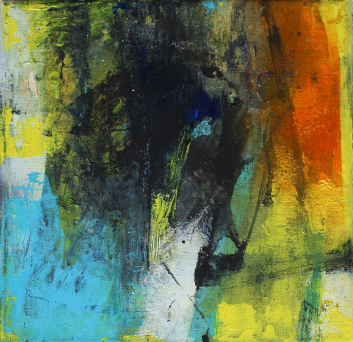 Riflessi colorati 绘画, 7.9x7.9 in