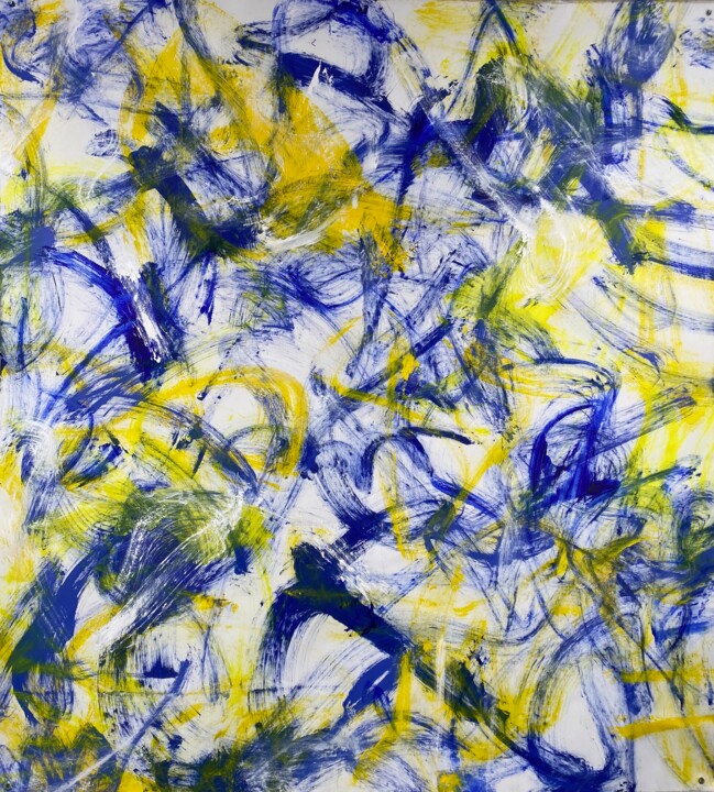 Malerei mit dem Titel "Shining (2 of 3)" von Andreas Angleitner, Original-Kunstwerk, Acryl