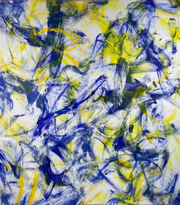 Malerei mit dem Titel "Shining (1 of 3)" von Andreas Angleitner, Original-Kunstwerk, Acryl