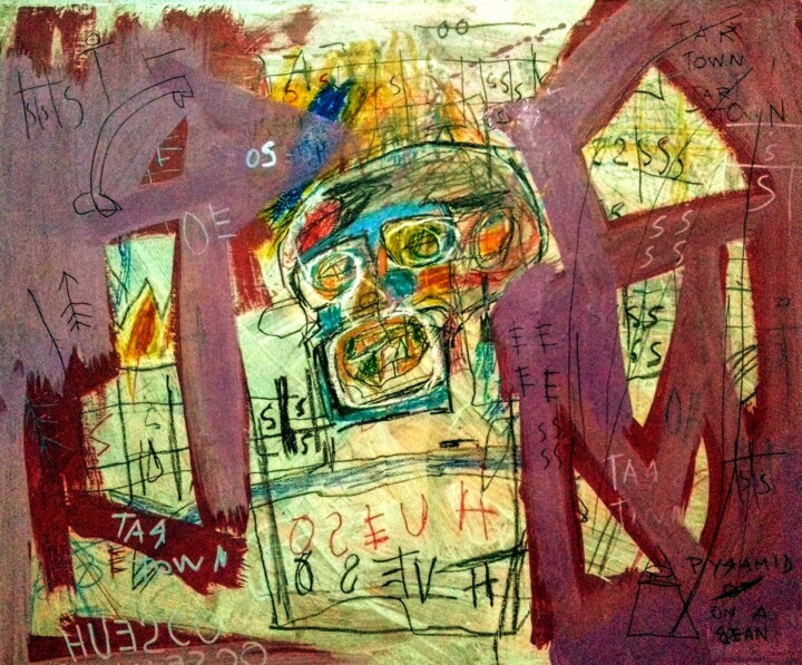 Huesco huesco 绘画, 21.3x25.6 in