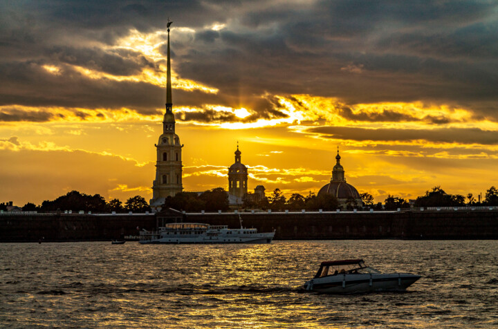 Fotografie getiteld "Burning sky" door Nikolay Efimov, Origineel Kunstwerk, Digitale fotografie