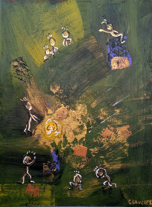 The enchanter 绘画, 12.6x9.5 in