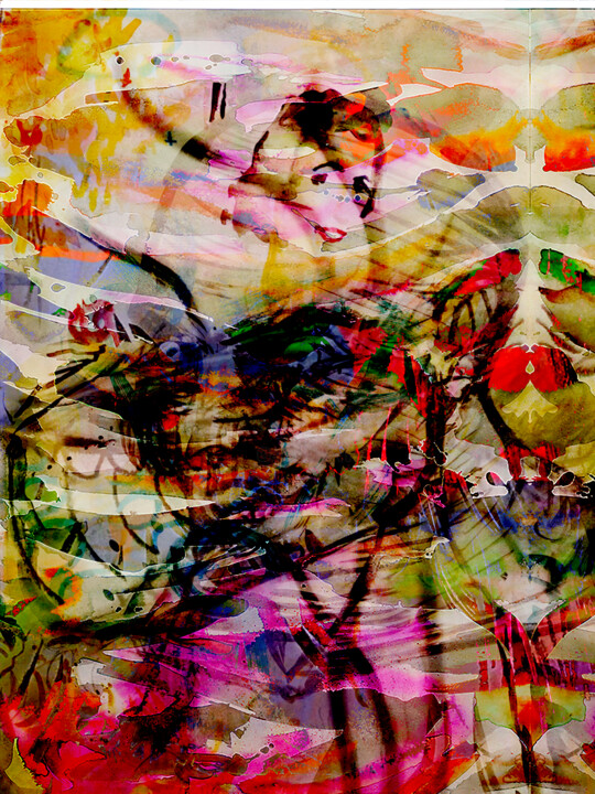 「SinbadsSatyr」というタイトルの絵画 Tingeによって, オリジナルのアートワーク, 水彩画