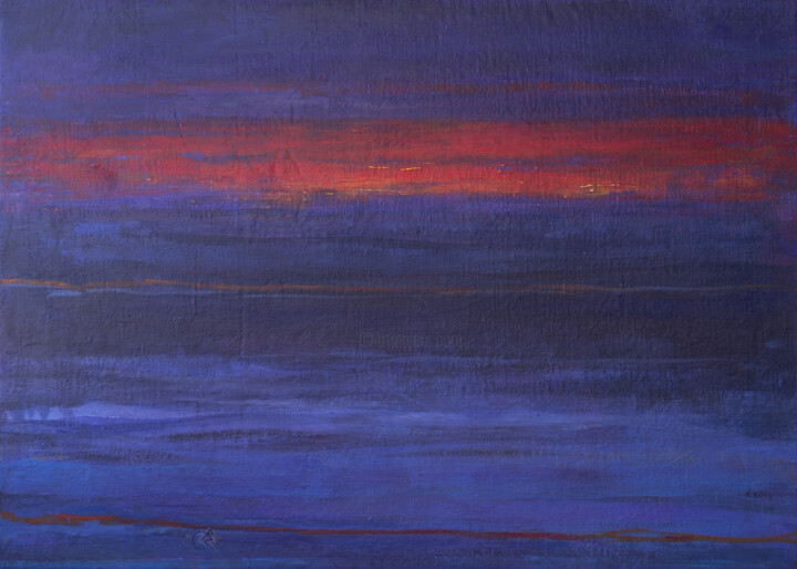 Картина под названием "Hope" - Татьяна Конышева, Подлинное произведение искусства, Акрил Установлен на Деревянная рама для н…