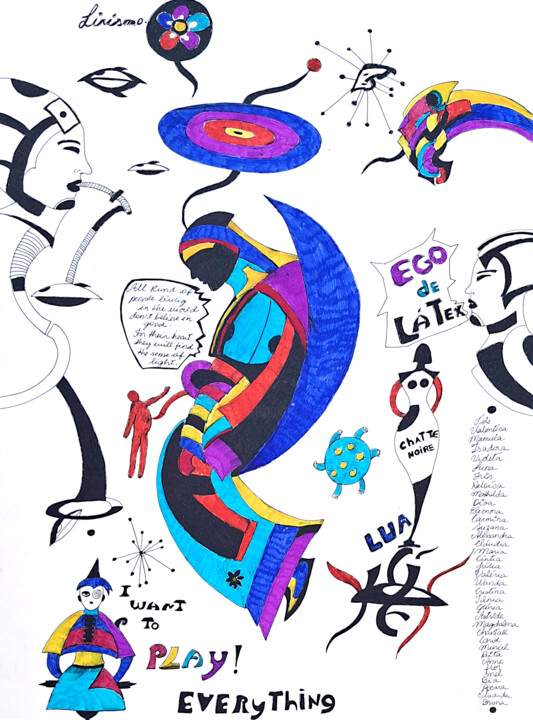 Lirismo 绘画, 23.2x16.7 in