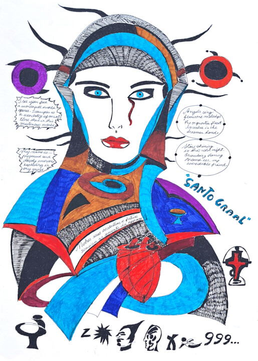 绘画,  23.2x16.7 in 