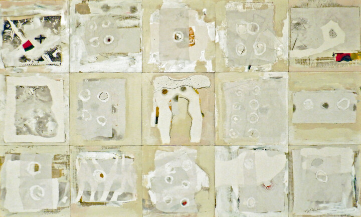 Peinture intitulée "Territoire 1" par Guy Blackburn, Œuvre d'art originale, Acrylique Monté sur Châssis en bois