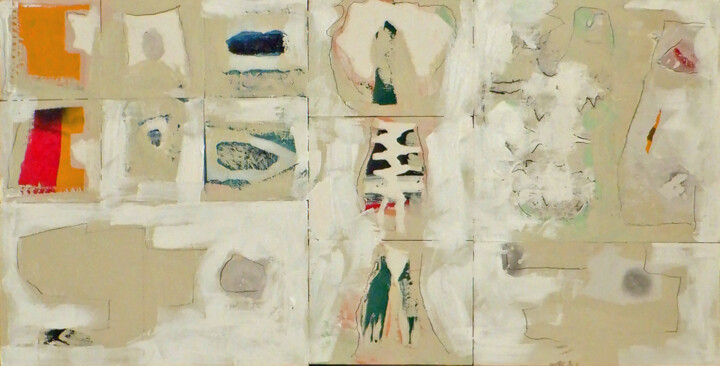 Peinture intitulée "Pêche" par Guy Blackburn, Œuvre d'art originale, Acrylique Monté sur Châssis en bois