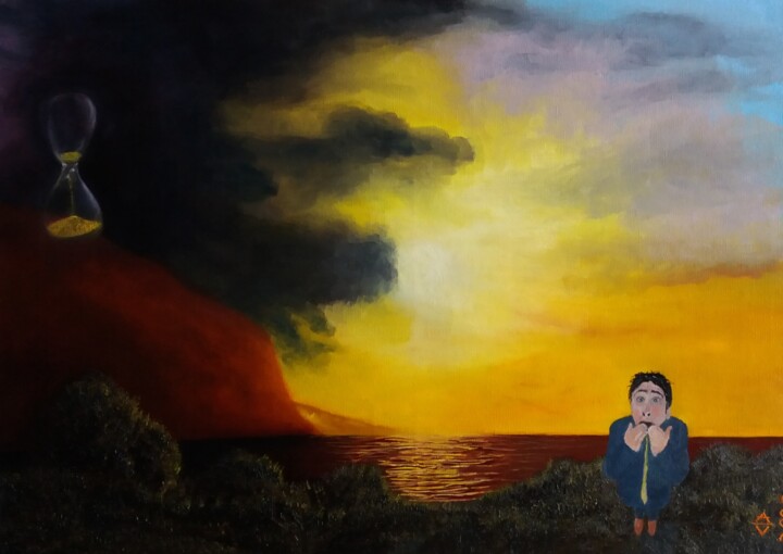Die Endzeit 绘画, 19.7x27.6 in