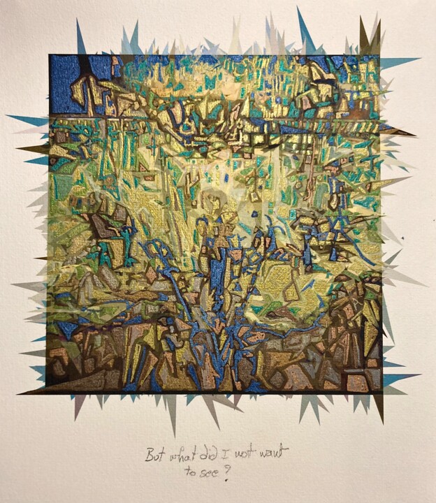 Abstrakt 绘画, 8.3x8.3 in