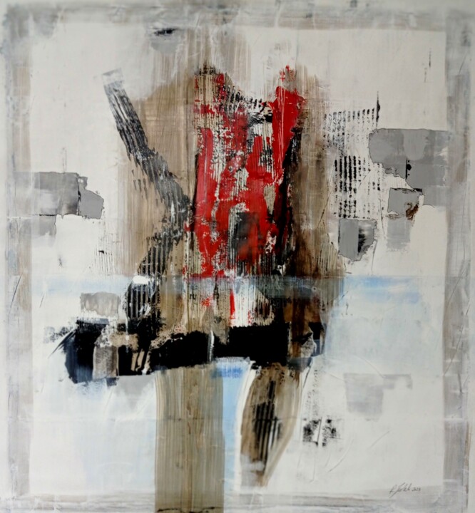 Peinture intitulée "Straight into the s…" par Roberto Fradale, Œuvre d'art originale, Acrylique