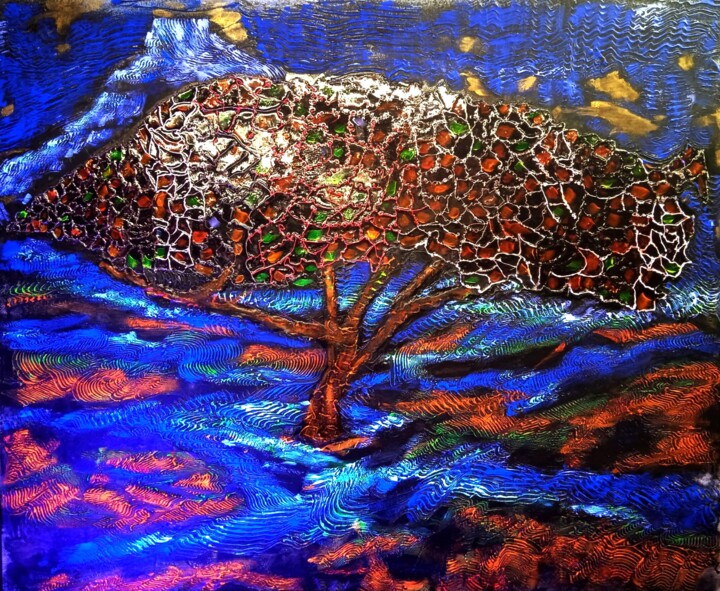 Arbre de la vie 绘画, 39.4x47.2 in