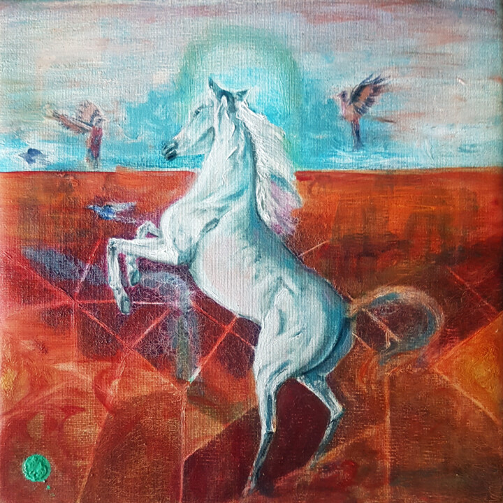 The awakening ballad no 3 绘画, 9.8x9.8 in
