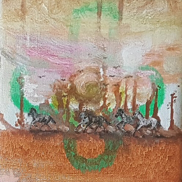 The awakening ballad no 1 绘画, 5.7x5.7 in