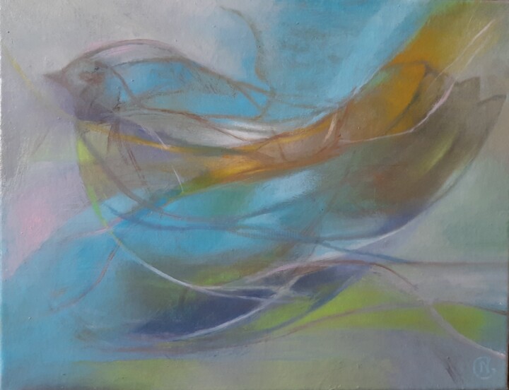 L'envol Pittura, 10,6x13,8 in