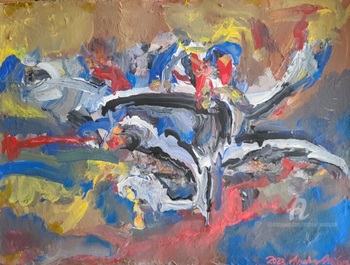 Painting titled "Coriolis Effect (7,…" by Andrew Walaszek, Original Artwork, Acrylic