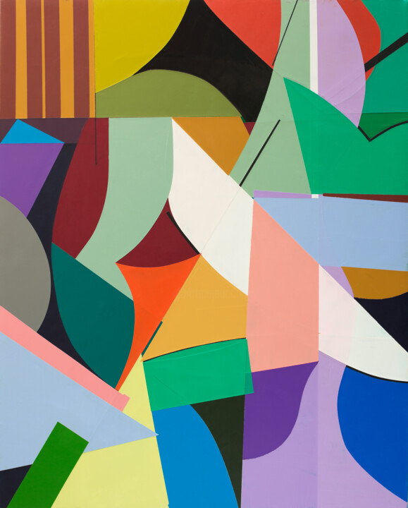 Schilderij getiteld "Psychedelic Art Pai…" door Xia Wu, Origineel Kunstwerk, Acryl