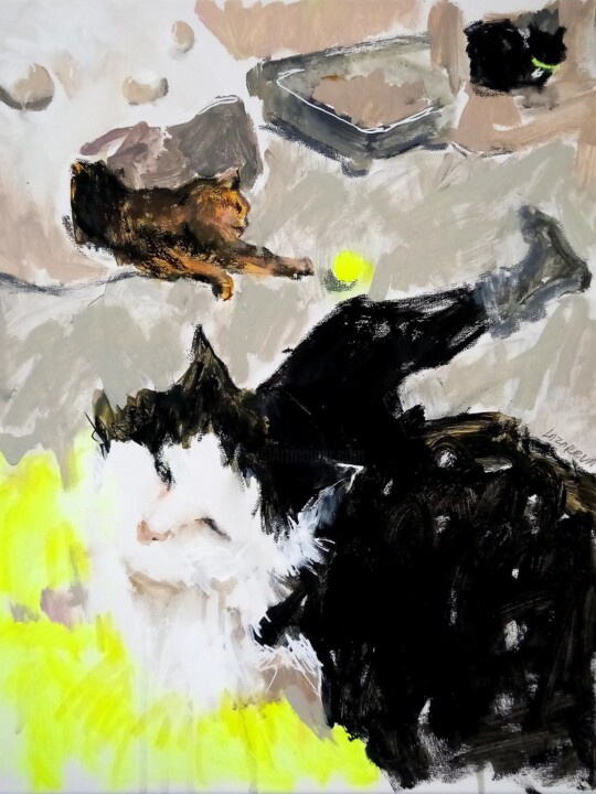 Machiavelli #3 绘画, 19.7x15.8 in