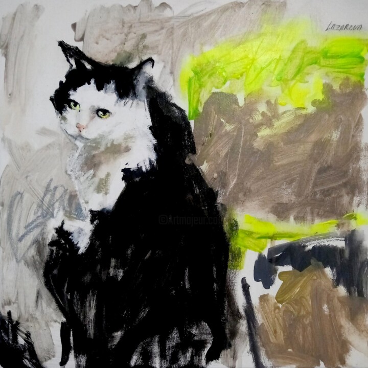 Machiavelli #2 绘画, 15.4x15.4 in