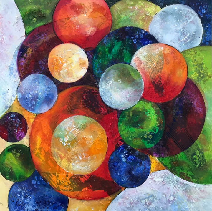"Magic" I 绘画, 19.7x19.7 in
