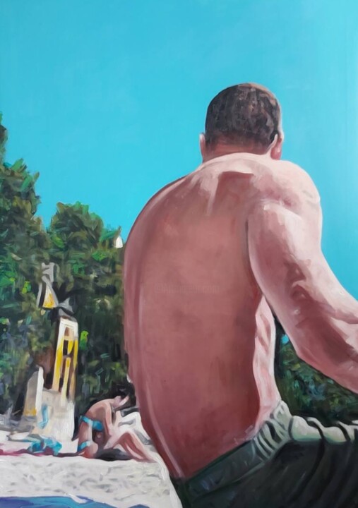 Painting titled "Stories of old" by Dalibor Vučković, Original Artwork, Acrylic
