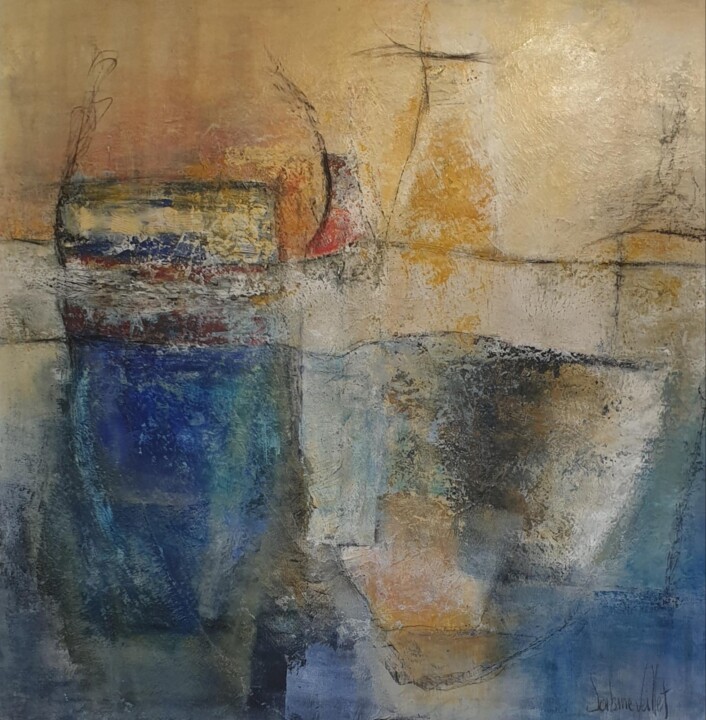 Pots 绘画, 47.2x47.2 in