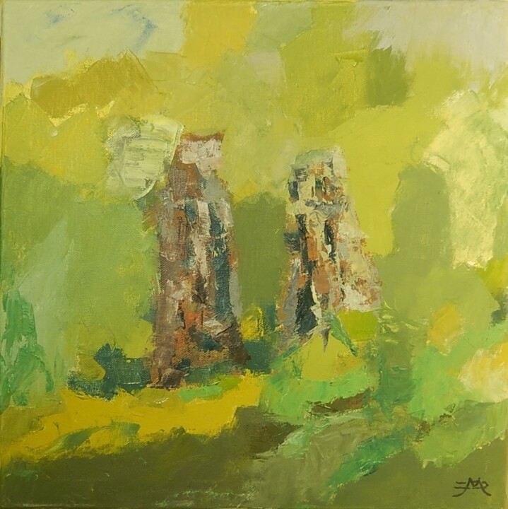 "Auvergne" başlıklı Tablo Daniel Mangin tarafından, Orijinal sanat, Petrol